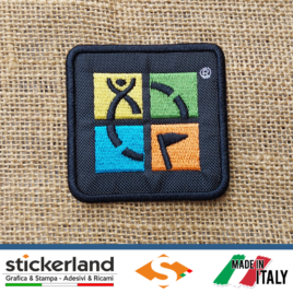 Toppa Patch ricamata ufficiale GEOCACHING – ver. 5