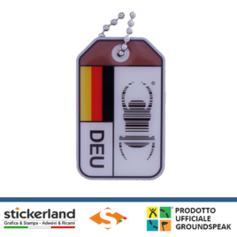 Geocaching Travel Bug® Origins - Germany di metallo