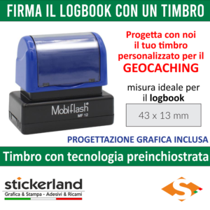 Timbro personalizzato per Geocaching