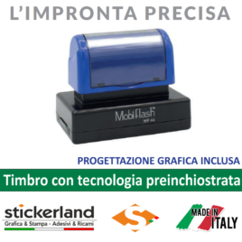 Timbro personalizzato da 55 x 28 mm cod. MF44