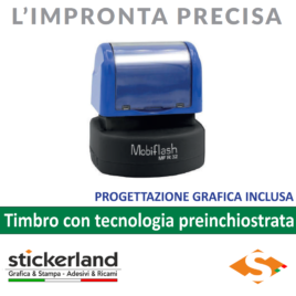 Timbro personalizzato MF32 tondo da 32 mm