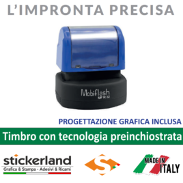 Timbro personalizzato tondo da 32 mm cod. MF32