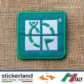 Toppa Patch ricamata ufficiale GEOCACHING – ver. 7