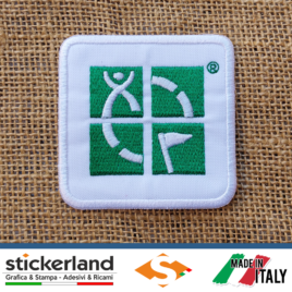 Toppa Patch ricamata ufficiale GEOCACHING – ver. 6