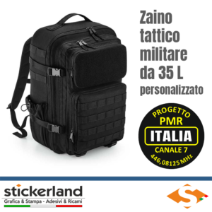 Zaino tattico militare del Progetto PMR446