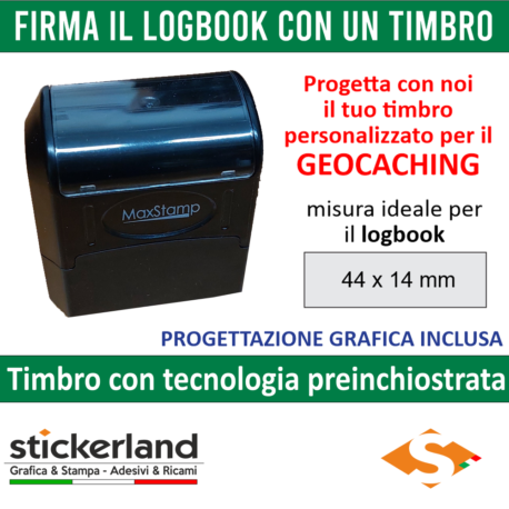 Timbro Maxistamp CSI 1444 per Geocaching