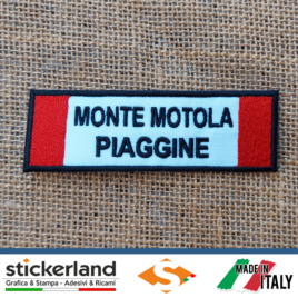 Toppa Patch ricamata Monte Motola - Piaggine