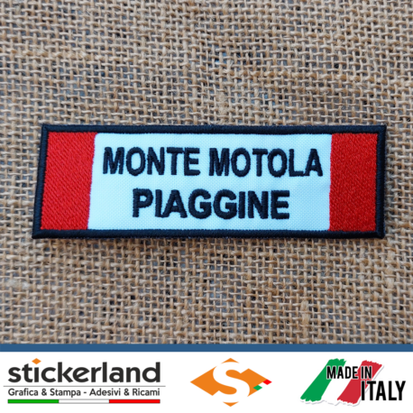 Toppa Patch ricamata Monte Motola - Piaggine