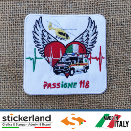 Toppa Patch ricamata Passione 118