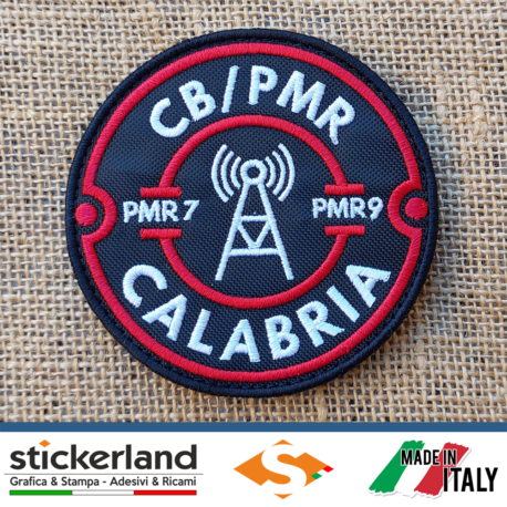 Toppa Patch ricamata personalizzata Progetto PMR Calabria